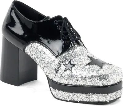 Produktbild von GLAMROCK-02 Damen Halbschuh von Funtasma, Schwarz Silber , EU 42-43, US M
