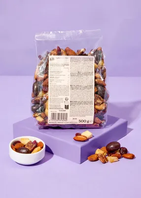 Produktbild von KoRo | Apfel Zimt Mix mit Schokomandeln und Pekannüssen 500 g