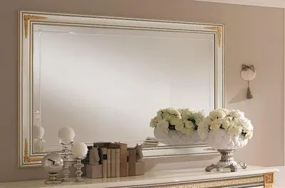 Obrázok produktu pre Klasické dizaj zrkadlo nástenné zrkadlo barokové rokoko 175x114cm drevený rám