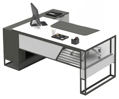 Produktbild von Schreibtisch Eckschreibtisch Tisch Tische Chefschreibtisch Multifunktionstisch