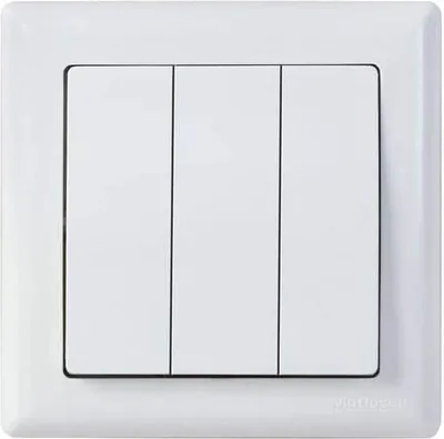 Produktbild von Mutlusan Daria 3-fach Schalter Weiss
