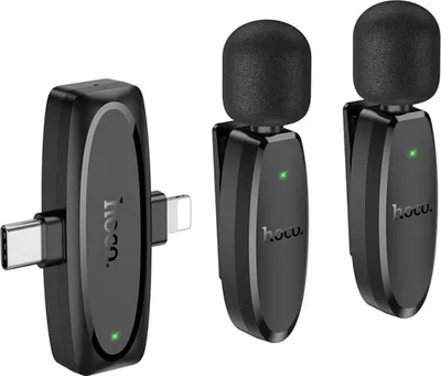 Immagine prodotto di HOCO L15 microfono wireless 2x lavalier USB-C e iPhone