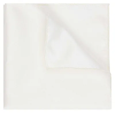Produktbild von Boss - Unifarben-Einstecktuch, Seide, Formell GT15242 (Einheitsgröße) (Natur-Weiß)