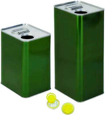 Immagine prodotto di Contenitore di raccolta olio Safe, 10 contenitori in metallo da 5 litri, con coperchio e maniglia