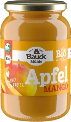 Image de Pulpe de pomme et de mangue non sucrée 360g