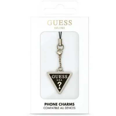 Produktbild von Guess Gucpmtdck Phone Strap Triangle Diamond Charm Mit Strasssteinen