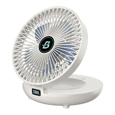 Produktbild von Tragbarer USB wiederaufladbarer 1200mAh Akku Mini-Ventilator, Tischventilator mit 90 Grad Neigung - AIRCOLIO