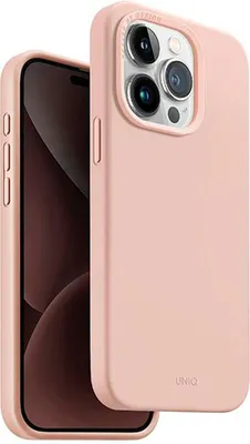 Image de Uniq Etui Lino Hue Iphone 15 Pro 6.1Magclick Charging Różowy/Blush Pink