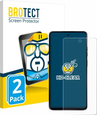 Produktbild von 2x Für Motorola Moto G24 Power Schutzfolie BROTECT Displayschutz Display Schutz Folie Klar Transparent