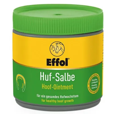 Produktbild von Effol-Hufsalbe grün 500 ml fördert Hufwachstum mit Vaseline und Lorbeeröl gegen brüchige Hufe