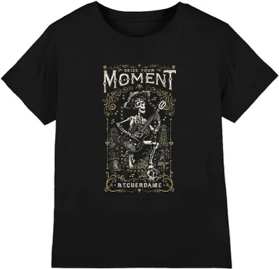 Produktbild von Coco - "Seize Your Moment Recuerdame" T-Shirt für Kinder TV3602 (128) (Schwarz)