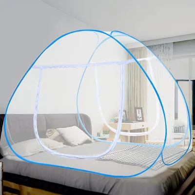 Produktbild von Moskitonetz Bett,Faltbares Tragbares Bett-Moskitonetz