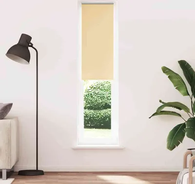 Image de Maison Exclusive - Store occultant beige 50 x 230 cm Largeur du tissu 45,7 cm Polyester