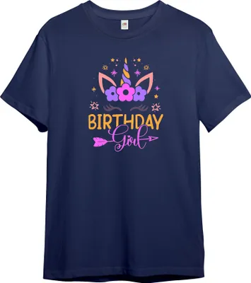 Produktbild von PAULGOS Kinder T-Shirt, Einhorn Birthday Girl