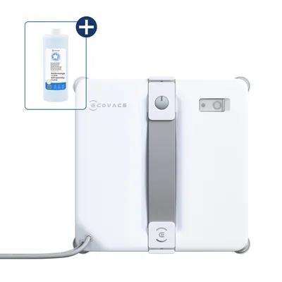 Produktbild von ECOVACS WINBOT Mini 2 Fensterputzroboter mit 1L Original Fensterreinigungsflüssigkeit, Smarte Navigation, 6 App-Modi, 10-Stufiges Sicherheitssystem