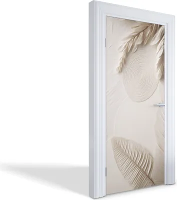 Produktbild von Selbstklebende Türfolien Kreativ Türtapeten Wandsticker - Zarte Texturen - 95 x 205 cm