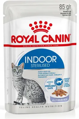 Produktbild von ROYAL CANIN FHN Indoor jelly - Nassfutter für ausgewachsene Katzen - 12x85g