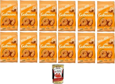 Produktbild von Galbusera Riso su Riso Mürbeteig mit der Leichtigkeit von Reis und der Güte von Getreide 12x 290gr + Italian gourmet polpa 400g
