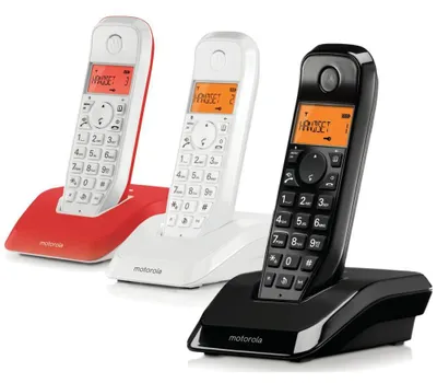 Immagine prodotto di Motorola TELEFONO DIGITALE DECT S1203TRIO CORDLESS (107S1203MIXCOLOR)