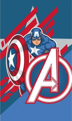 Produktbild von Kinderhandtuch 30x50 Avengers 100% Baumwolle