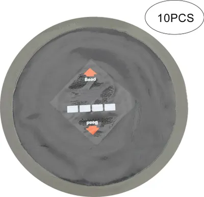 Produktbild von 10 Stück 90 mm Auto-Reifenflicken aus Naturkautschuk zur Reparatur von Reifenpannen, Kaltreparaturflicken, schlauchlose Flicken