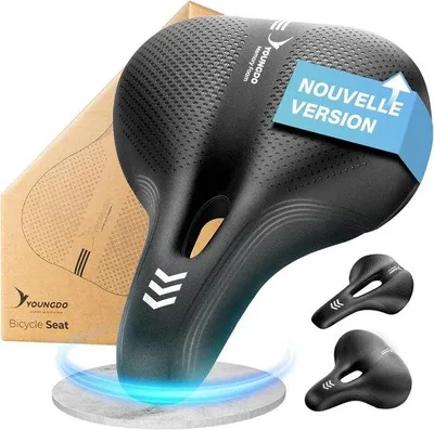 Productafbeelding van Comfortabel Ergonomisch Fietszadel met Verbeterde Waterdichtheid en Geheugenschuim