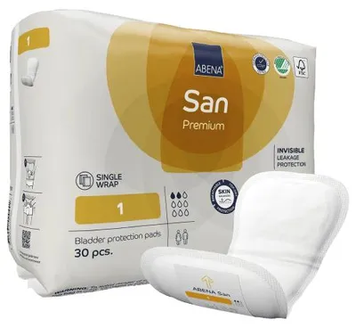Produktbild von Einlage Abena-San Premium Nr.1(1 Karton: 10 x 30 Stück)>>>>