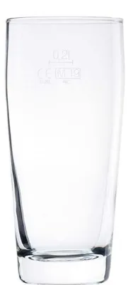 Produktbild von Arcoroc Willi Becher 265 ml geeicht auf 200 ml 12er Set