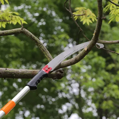 Productafbeelding van Famanu Telescopische takkenschaar - 1,4 tot 3 meter - boomschaar - 8-delige telescopische stang