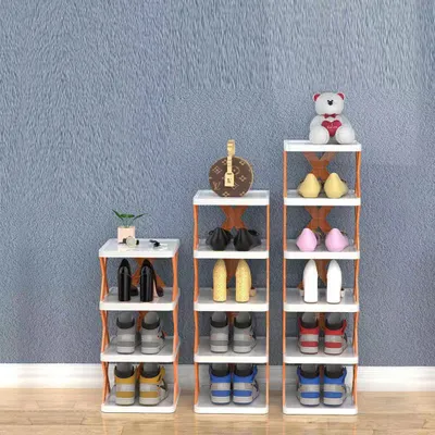 Produktbild von 360Home Einfaches Schuhregal abnehmbar Grün 5 Ebenen