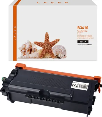 Produktbild von black Toner 3.6-TN3610 kompatibel mit Brother TN-3610 [ 3610 ]  Seiten: 18.000