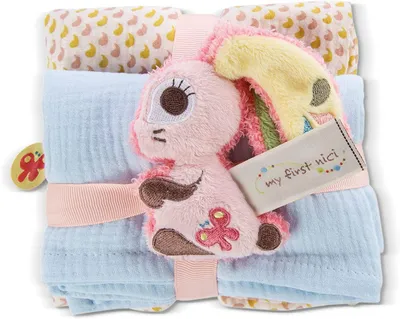 Produktbild von NICI Gift set with 2 muslin cloths, Mädchen