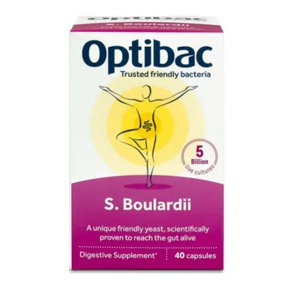 Obrázek produktu pro Saccharomyces Boulardii (Probiotika při průjmu) 40 kapslí
