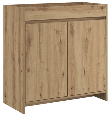Immagine prodotto di vidaXL Mobile da bagno in rovere Artisan 78,5 x 37,5 x 81 cm in materiale derivato dal legno