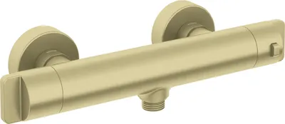 Produktbild von Duscharmatur, thermostatisch - gebürstetes gold