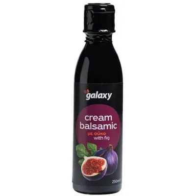 Produktbild von Gourmet Feigen Balsamico Creme – 250 ml | Fruchtig-milde Essigcreme aus Griechenland | Ideal für Käse, Salat & Antipasti