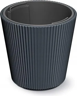 Obrázek produktu pro Prosperplast s.r.o. Květináč s vkladem MILLY antracitová 23,8 cm