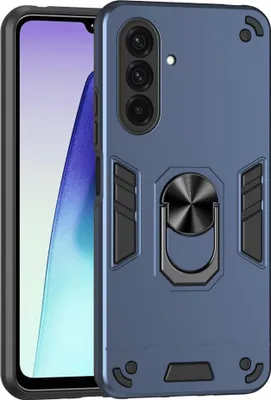 Obrázek produktu pro Prstencové pouzdro pro Samsung Galaxy A37 5G – ochrana proti nárazům a ochrana fotoaparátu, modré