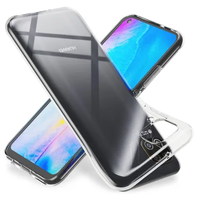 Produktbild von NALIA Hülle "GLAZE" für Huawei P40 Lite - Klare TPU Schutzhülle, Anti-Gelb, Schlank & Leicht - Transparente Handyhülle
