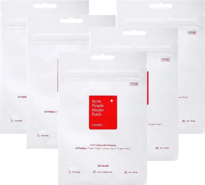 Zdjęcie produktu dla Zestaw 5x COSRX Acne Pimple Master Patch, 120 szt. - plasterki na wypryski