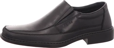 Immagine prodotto di Rieker uomo scarpa slip-on elegante bassa in pelle elasticizzata B0873, misura:42 EU, colore:Nero