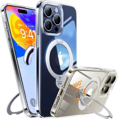 Produktbild von TorrAs 360° Ostand Spin iPhone 15 Pro Hülle Magnetisch Militärschutz