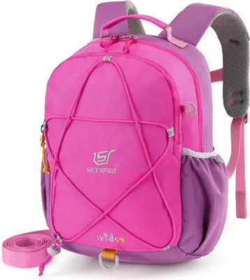 Produktbild von Kinderrucksack 9L Wanderrucksack mit Brustgurt für Jungen Mädchen Outdoorwandern Blau