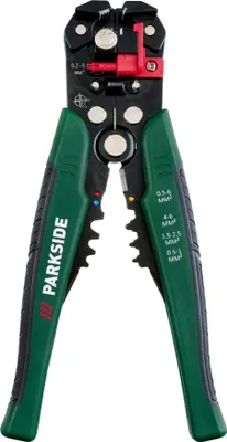 Produktbild von PARKSIDE® Automatik-Abisolier- und Crimpzangen-Set, mit 3-in-1-Funktion
