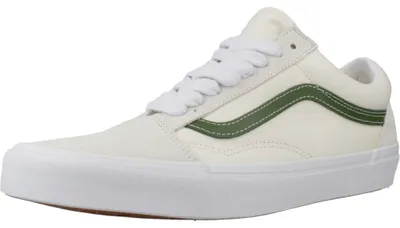Produktbild von Vans Old Skool Skaterschuh Low-Top Sneaker, Seitenstreifen, Waffelsohle, Beige