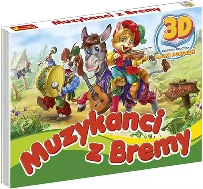 Productafbeelding van BAJKI POKOLEŃ, książeczki 3D. MUZYKANCI Z BREMY