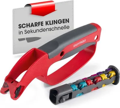 Produktbild von EASYmaxx Klingenschärfer und Schärfeinsätze - für Messer, Werkzeug, Gartengeräte