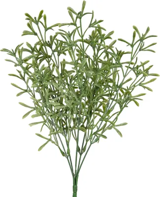 Produktbild von künstlicher Gräserweig H. 34cm grün Formano Kunstblumen F25