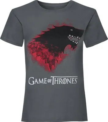 Produktbild von Game of Thrones - "Bloody Direwolf" T-Shirt für Damen NS5633 (M) (Anthrazit)
