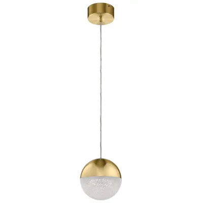 Produktbild von Elstead Moonlit LED Hängeleuchte Champagner-Gold Zirkonia
